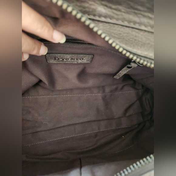 Frye & Co. Leather Stud Satchel Victoria Distressed Chocolate - Picture 13 of 14